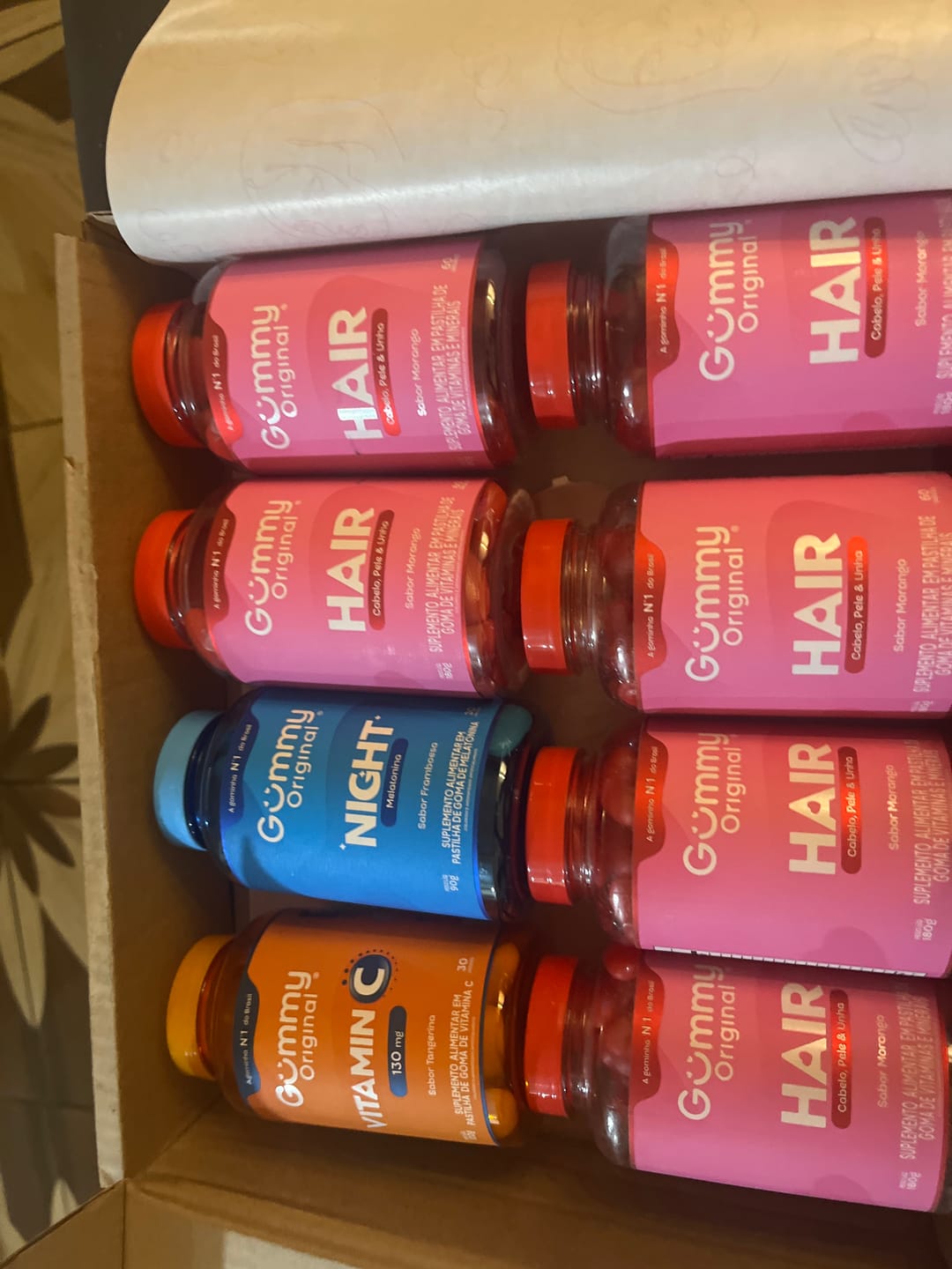 Customer photo review of 6 Gummy® Hair - 180g