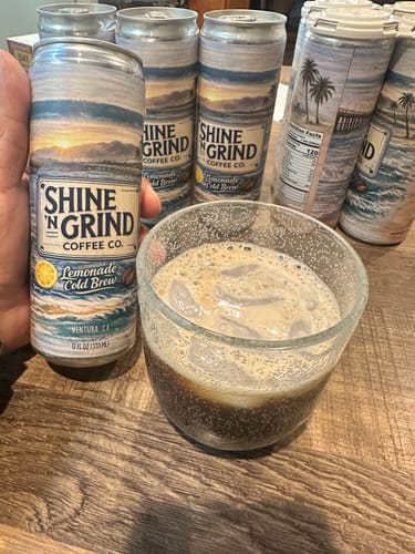 Customer photo review of Shine 'N Grind Cold Brew - Lemonade