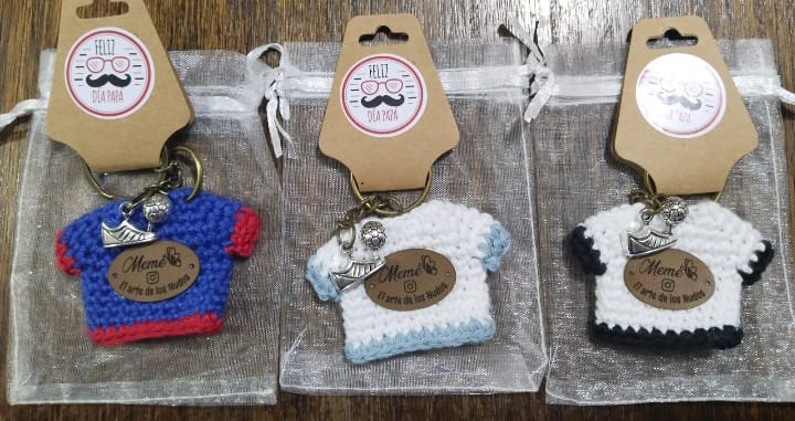 Customer photo review of Etiquetas ecocuero 3x2 cm