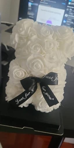 Customer photo review of (*Spring Sale*) Luxury Rose Bear With Gift Box 20cm