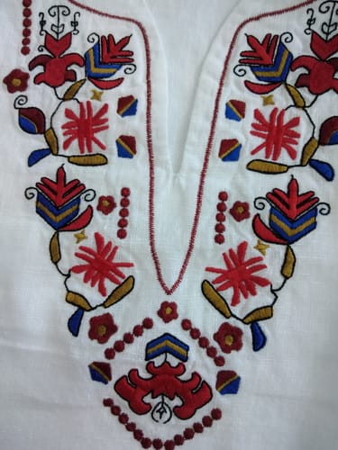 Customer photo review of Туника 100% лен "Самоковска"
