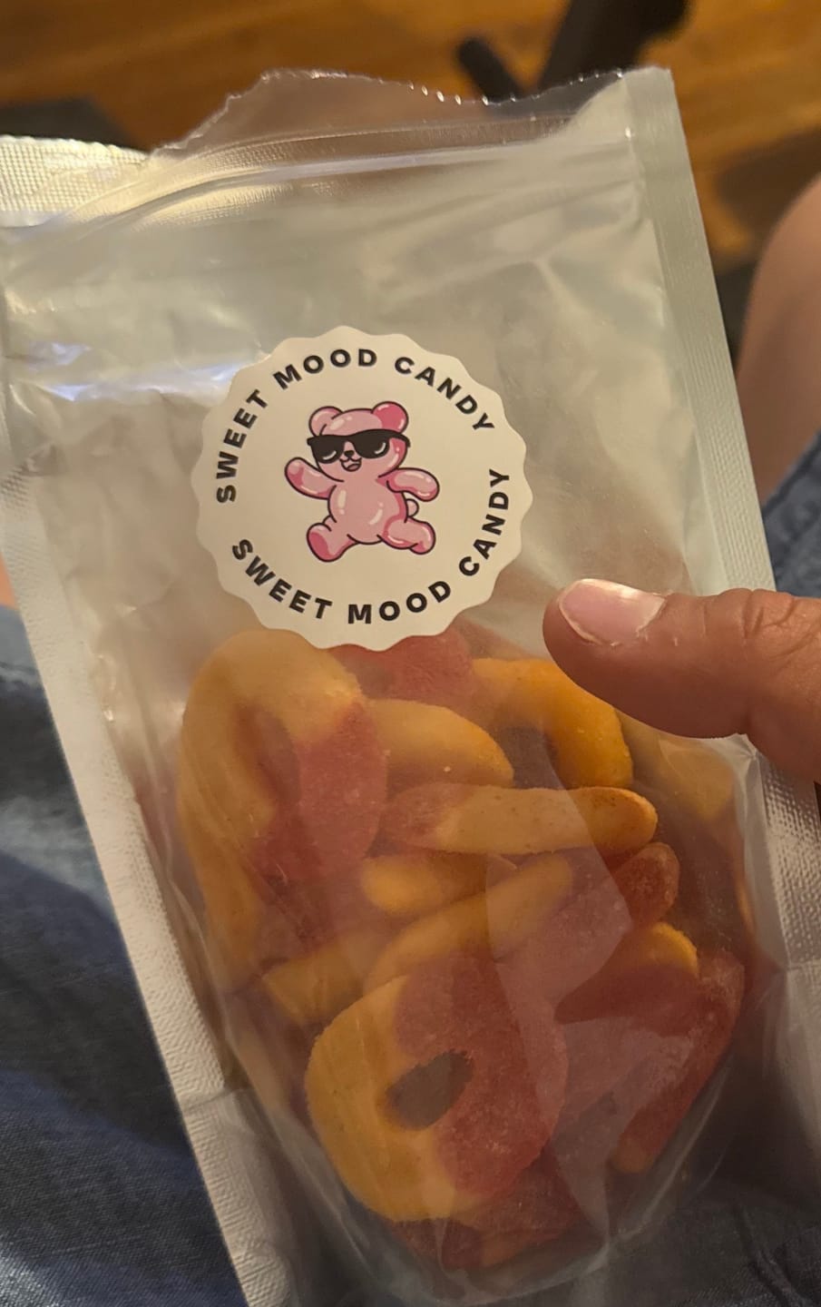 Customer photo review of Just Enough - Chili Peach Rings