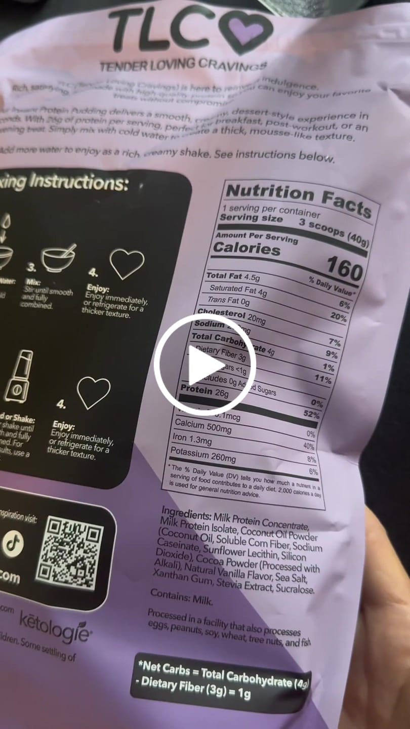 Customer video review of Protein Pudding Instant Mix Double Chocolate