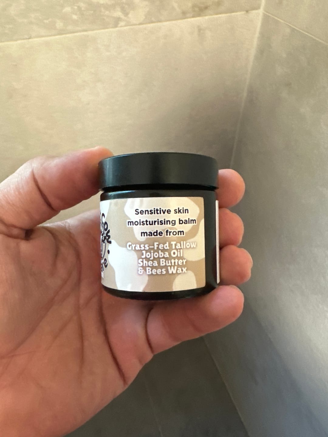 Customer photo review of Small Starter Kit | Grass-Fed Face Cream, Balm and Soap