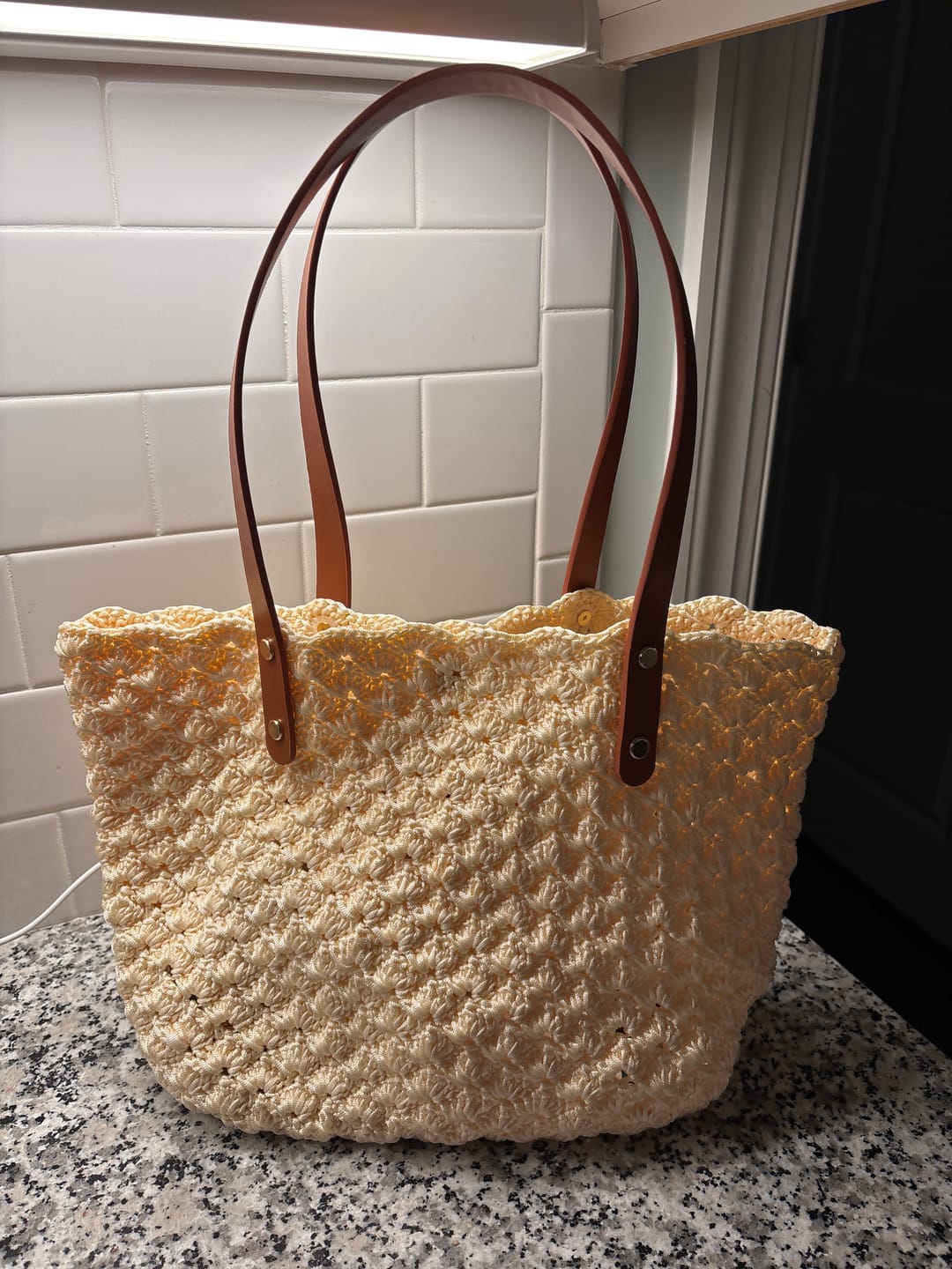 Customer photo review of CrochetPark™ Aveline crochet Shoulder Bag Kit
