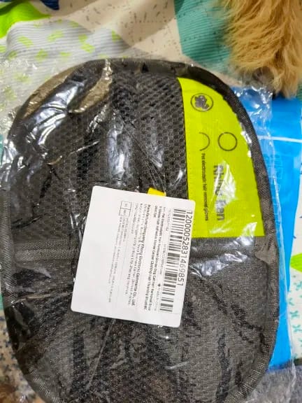 Customer photo review of Double-Sided Reusable Pet Hair Removal Gloves Static-Free Grooming Tools for Pets Efficient Carpet Fur Removal