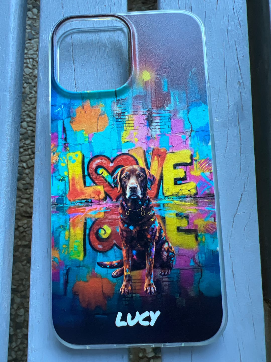 Customer photo review of Personalisierte Handyhülle - Streetart