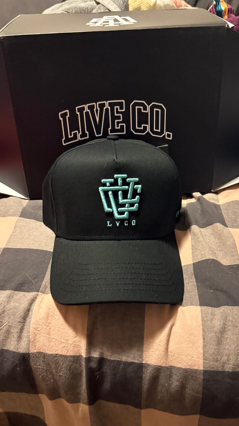Customer photo review of CLASSIC FIT Midnight Mint A-Frame Snapback