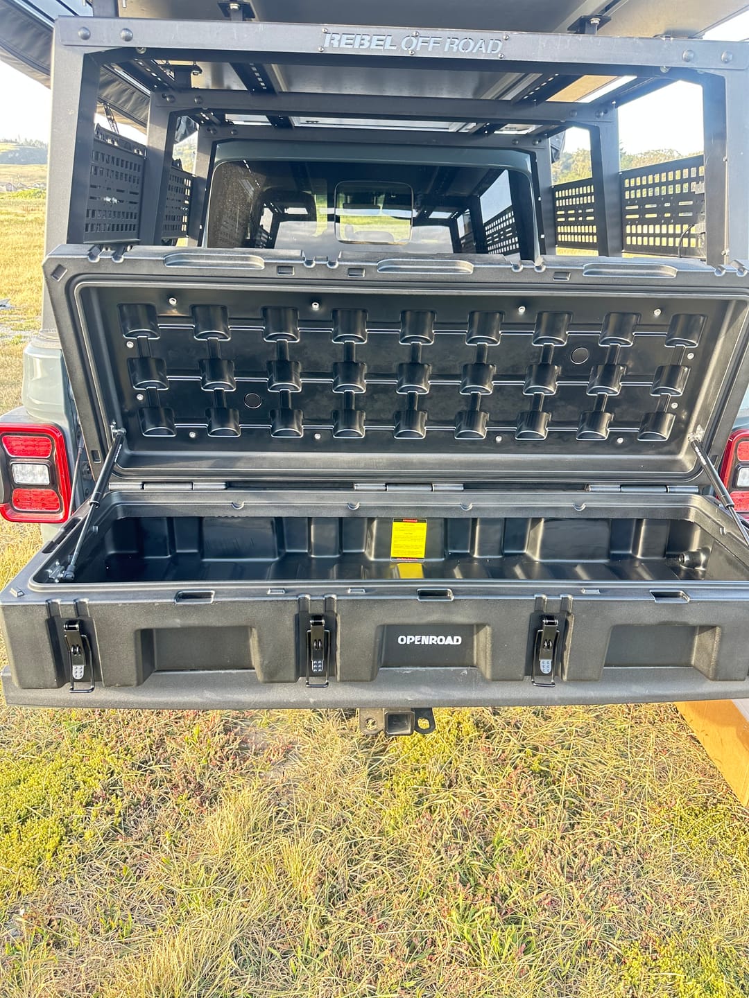 Customer photo review of OPENROAD Camping Storage Case – 102L