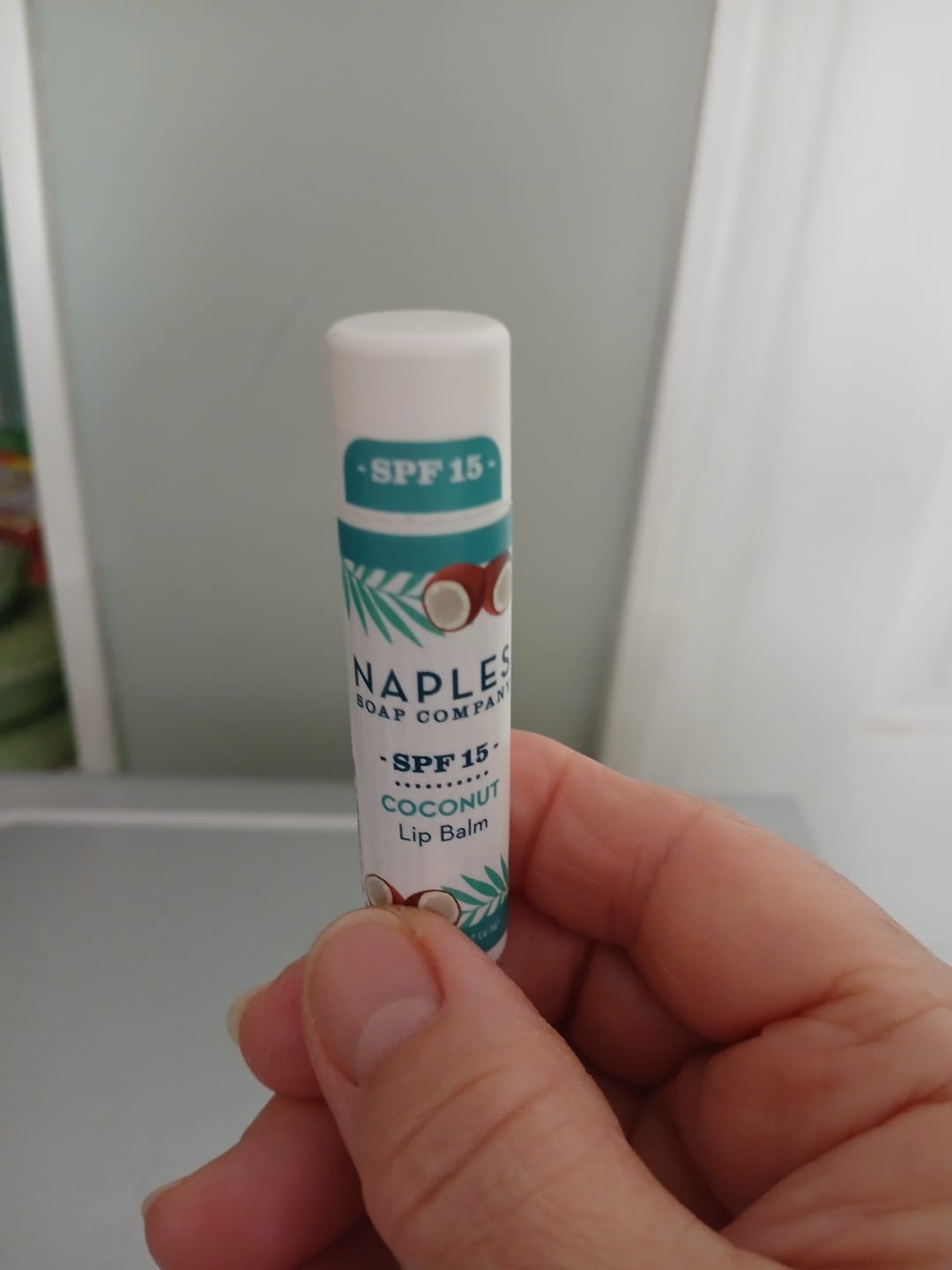 Customer photo review of SPF 15 Coconut Lip Balm