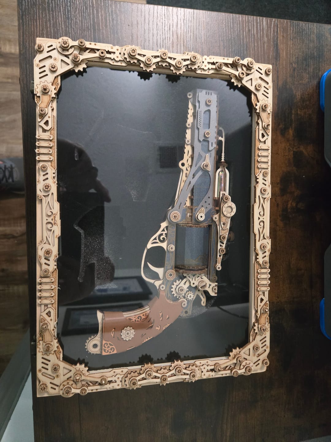Customer photo review of Rokrgeek Revolver Gun 3D Wooden Puzzle