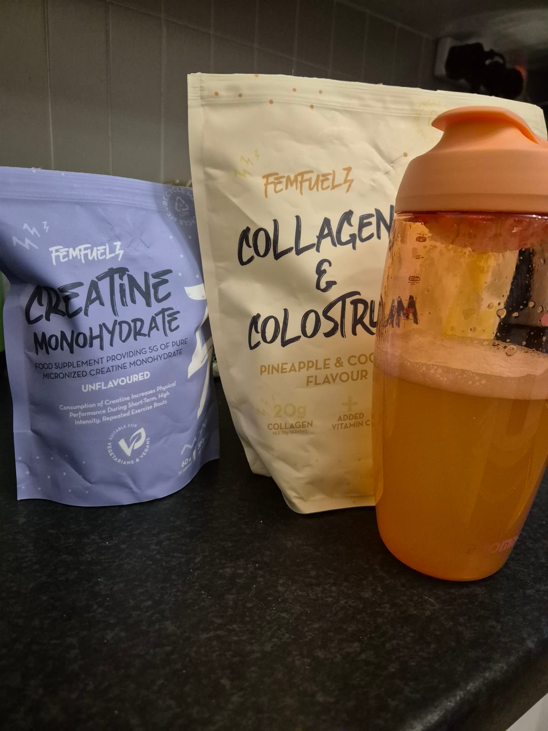 Customer photo review of Collagen & Colostrum