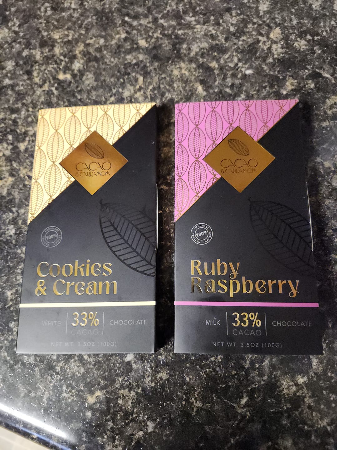 Customer photo review of Cookies & Cream Artisan Bar