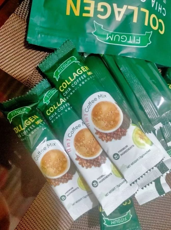 Customer photo review of ROSMAR FITGUM COLLAGEN CHIA COFFEE MIX AND ROSMAR FITGUM ACAI BERRY