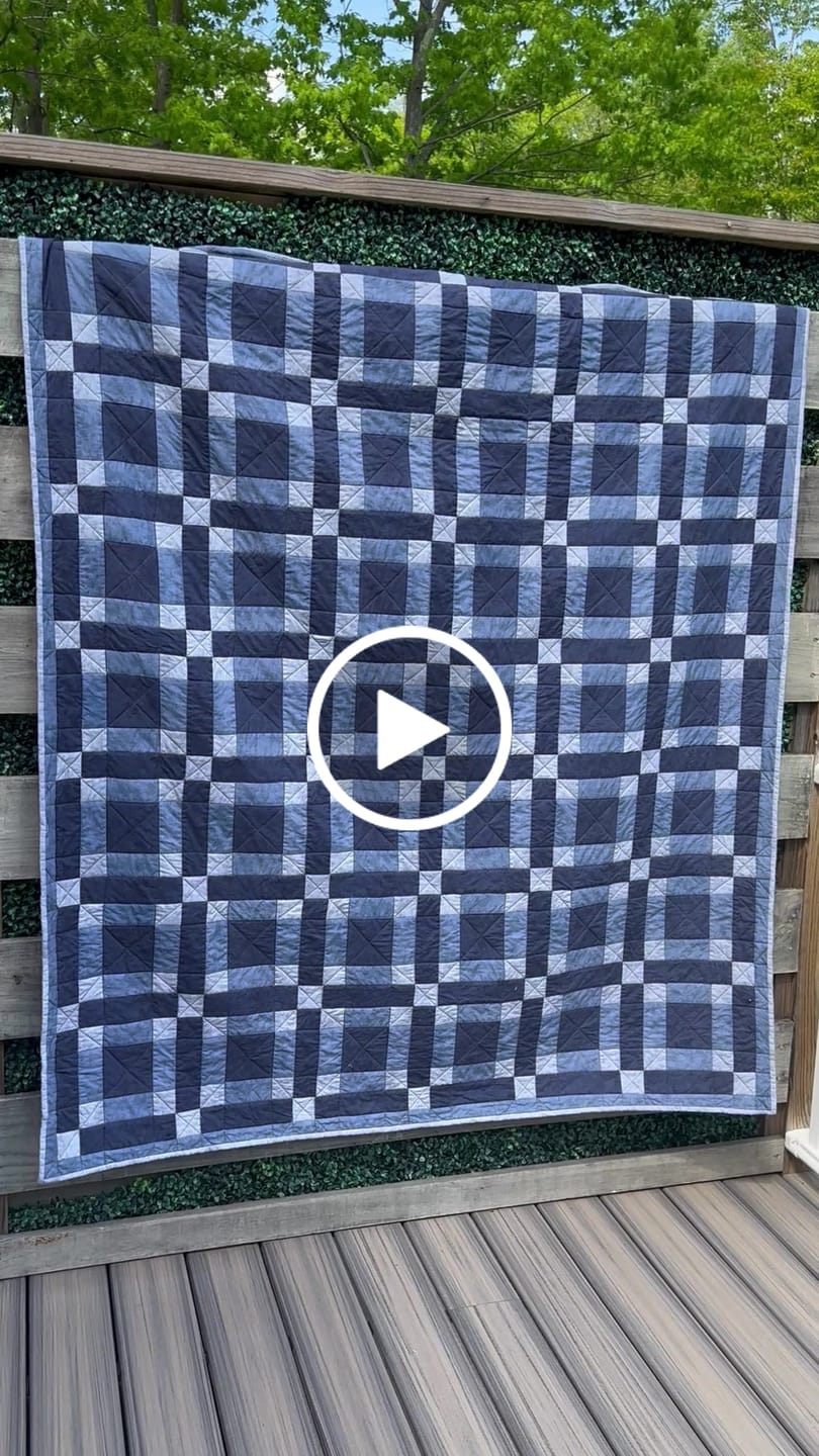 Customer video review of Lockstep Pre-cut Sew-Ready Quilt Kit | 65"x75"