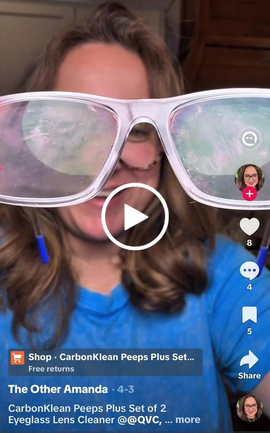 Customer video review of Peeps® Plus Eyeglass Cleaner - Soft Touch Black