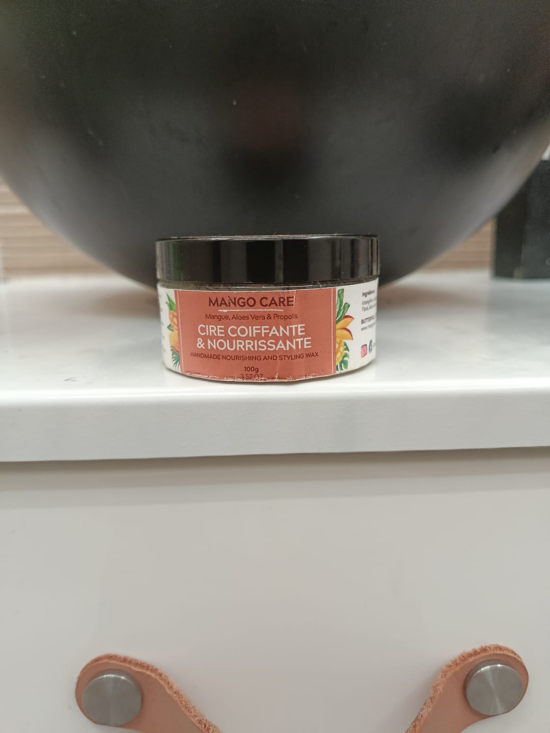 Customer photo review of Cire coiffante et nourrissante