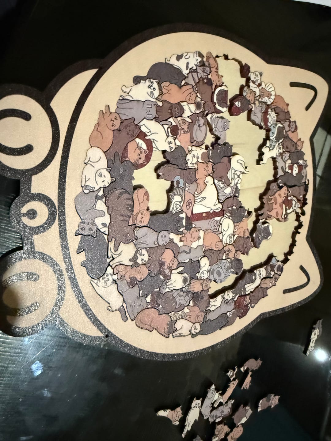 Customer photo review of Puzzle Mil Gatos