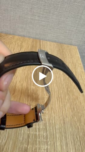Customer video review of クロコダイルレザー 腕時計ベルト - ブラック