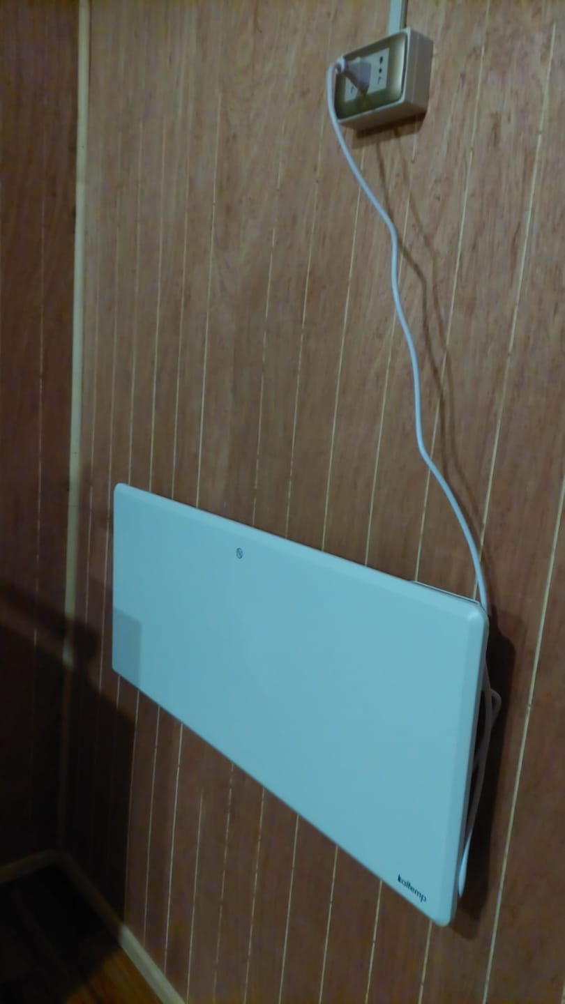 Customer photo review of Estufa Calefactor Eléctrico Kaltemp Wally One O 1800 Wifi | 22 m2