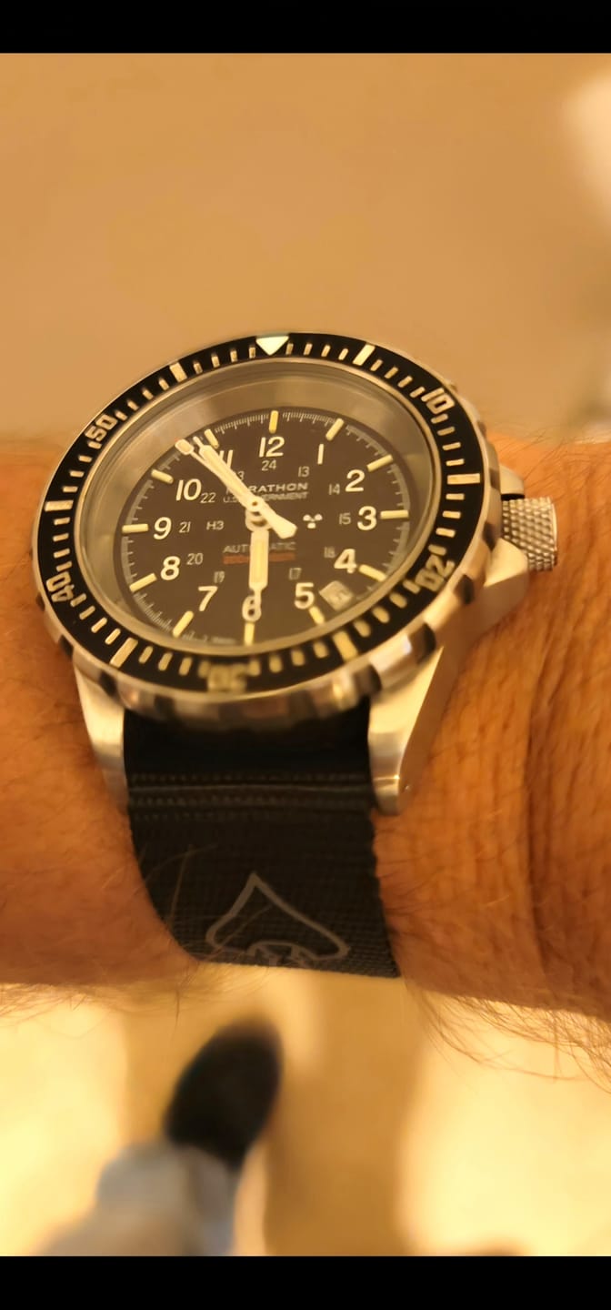 Customer photo review of NOFORN Single-Pass Watch Strap