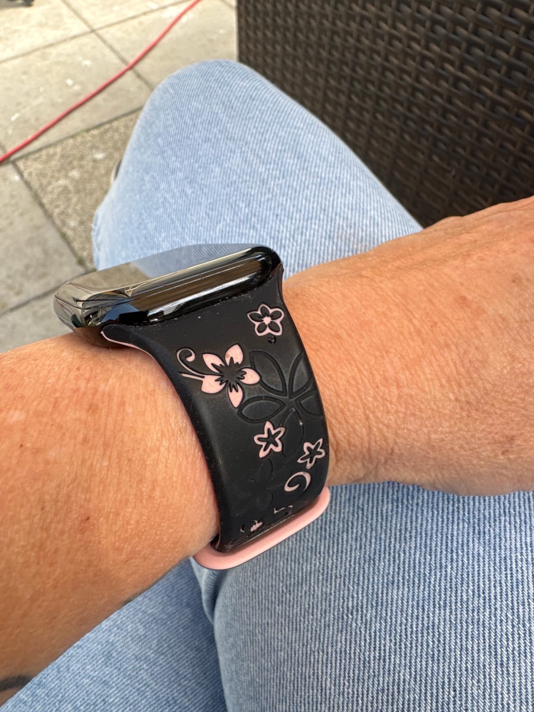 Customer photo review of Apple Watch Silikonband 'Dianne'