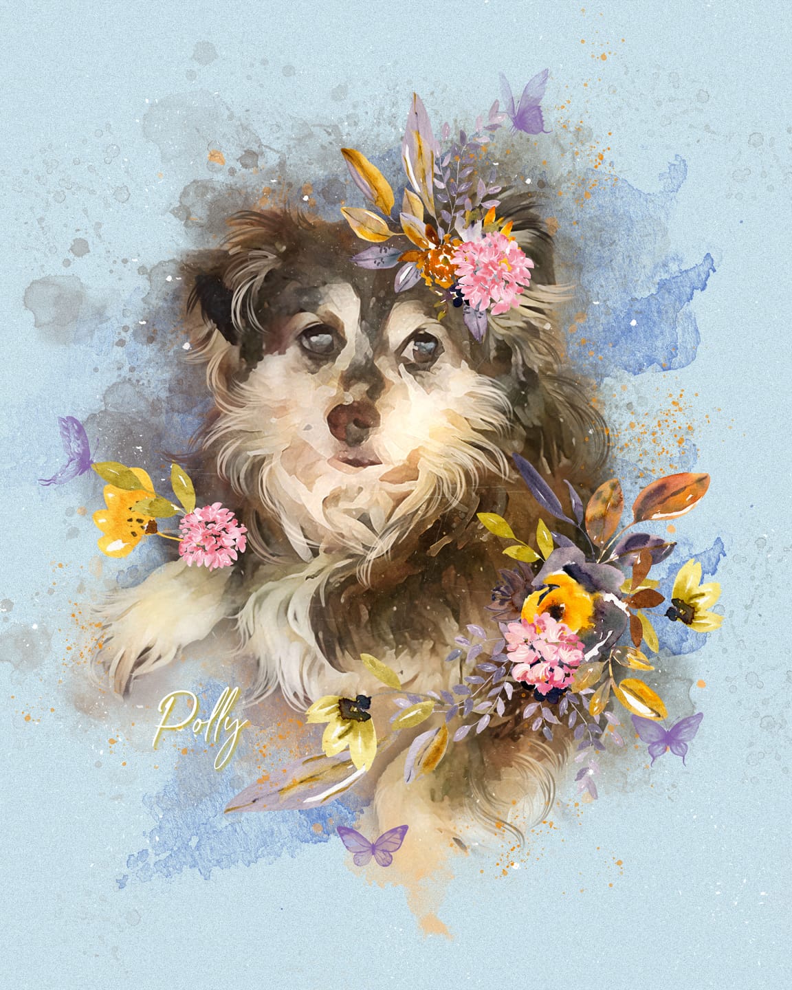 Customer photo review of Pet Art Canvas Print