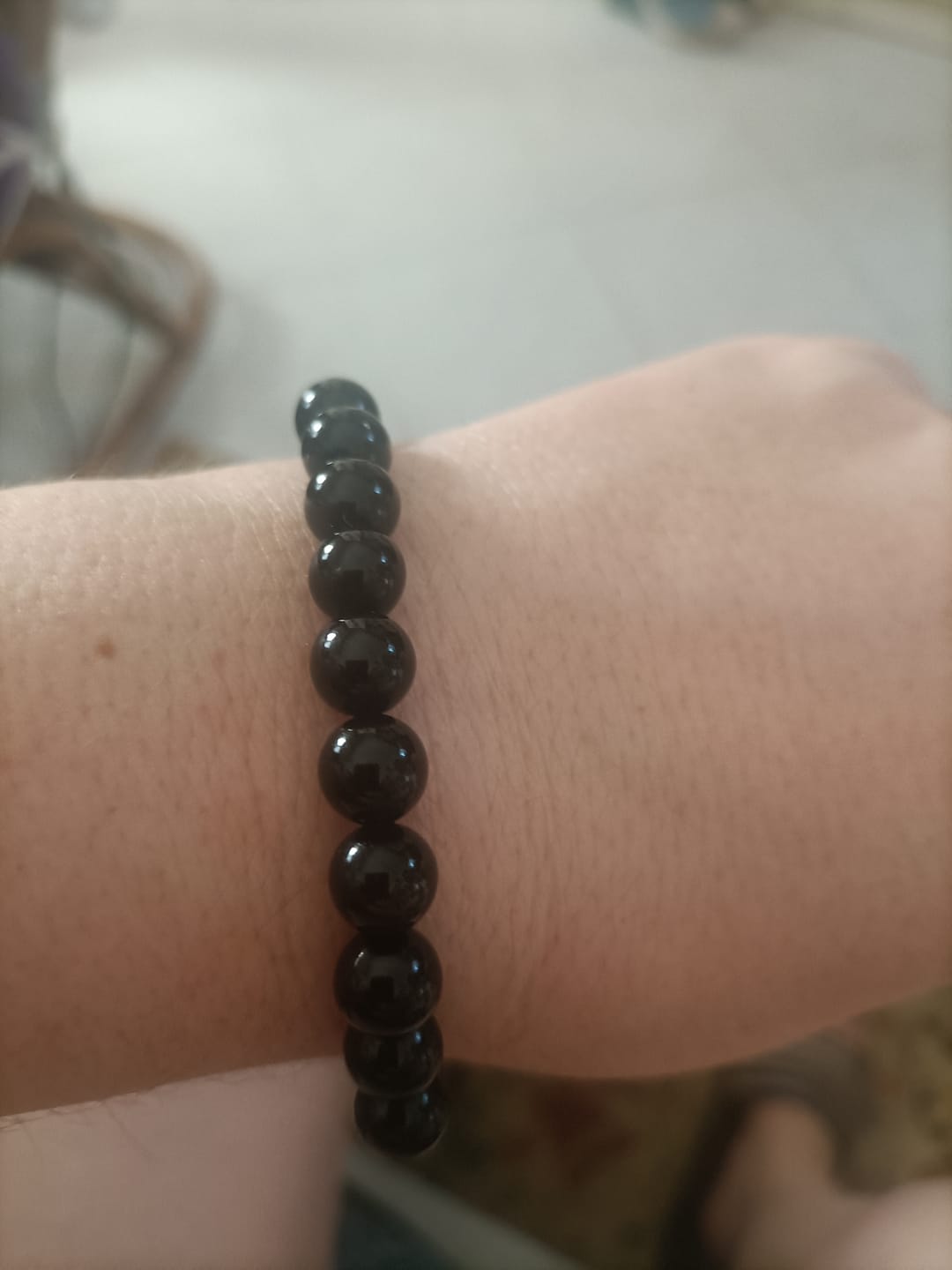Customer photo review of Bracciale Venere da 8 mm - OSSIDIANA