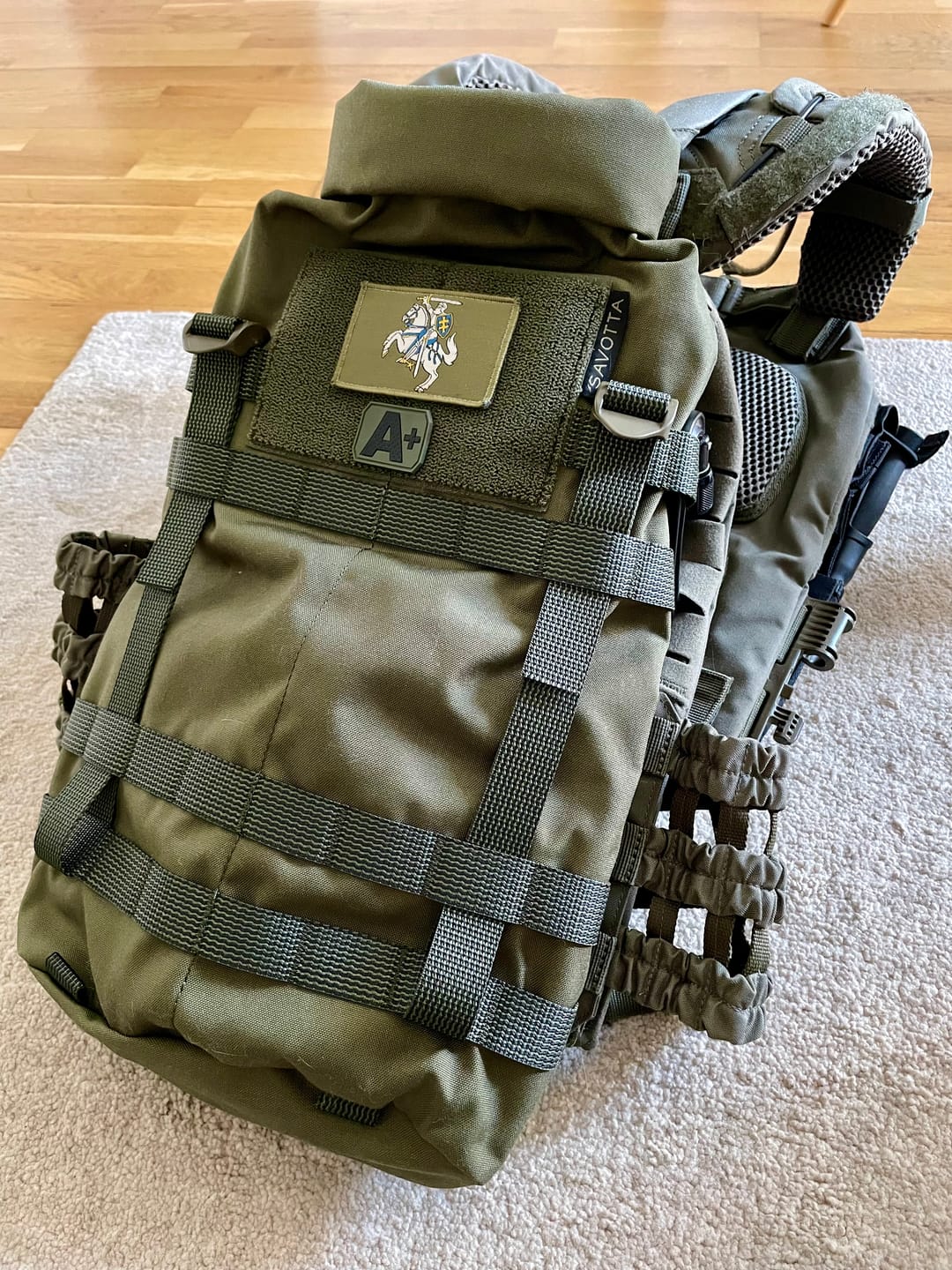 Customer photo review of Hatka 12L backpack