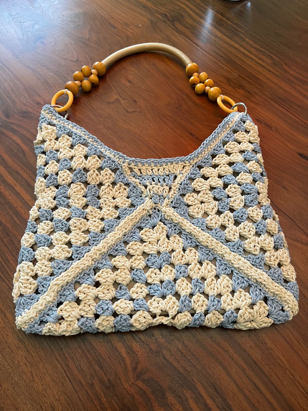 Customer photo review of CrochetPark™ Sunny Holiday shoulder bag crochet kit
