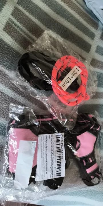 Customer photo review of Dog Collars Harness Big Vests Leash Pet Shop Everything for Dogs Leather Puppy Accessories Medium Small Set