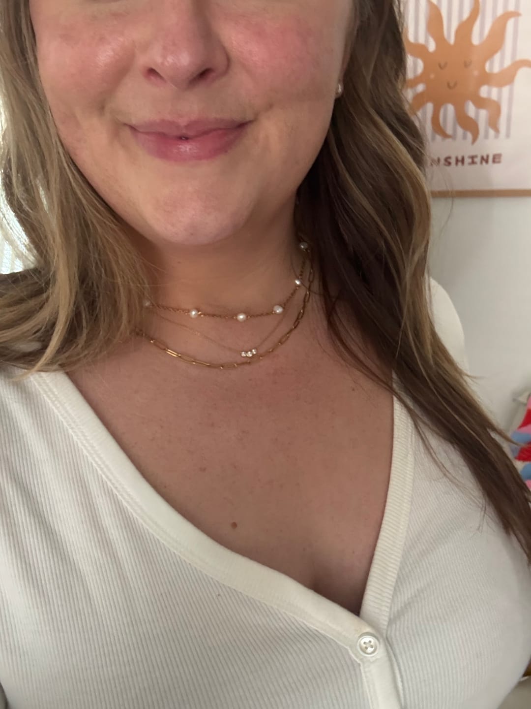 Customer photo review of Maui Paperclip Necklace (Bundle)