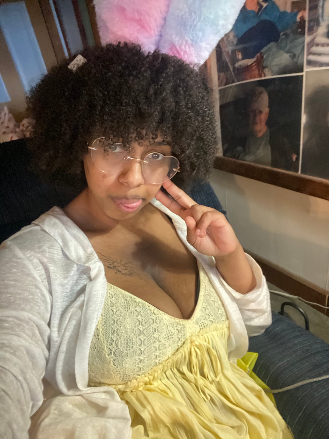 Customer photo review of Amora Eyeglasses