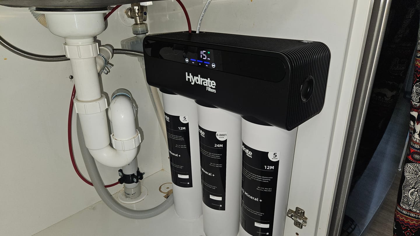 Customer photo review of Reverse Osmosis Mineral+ | Fluoride Water Filter