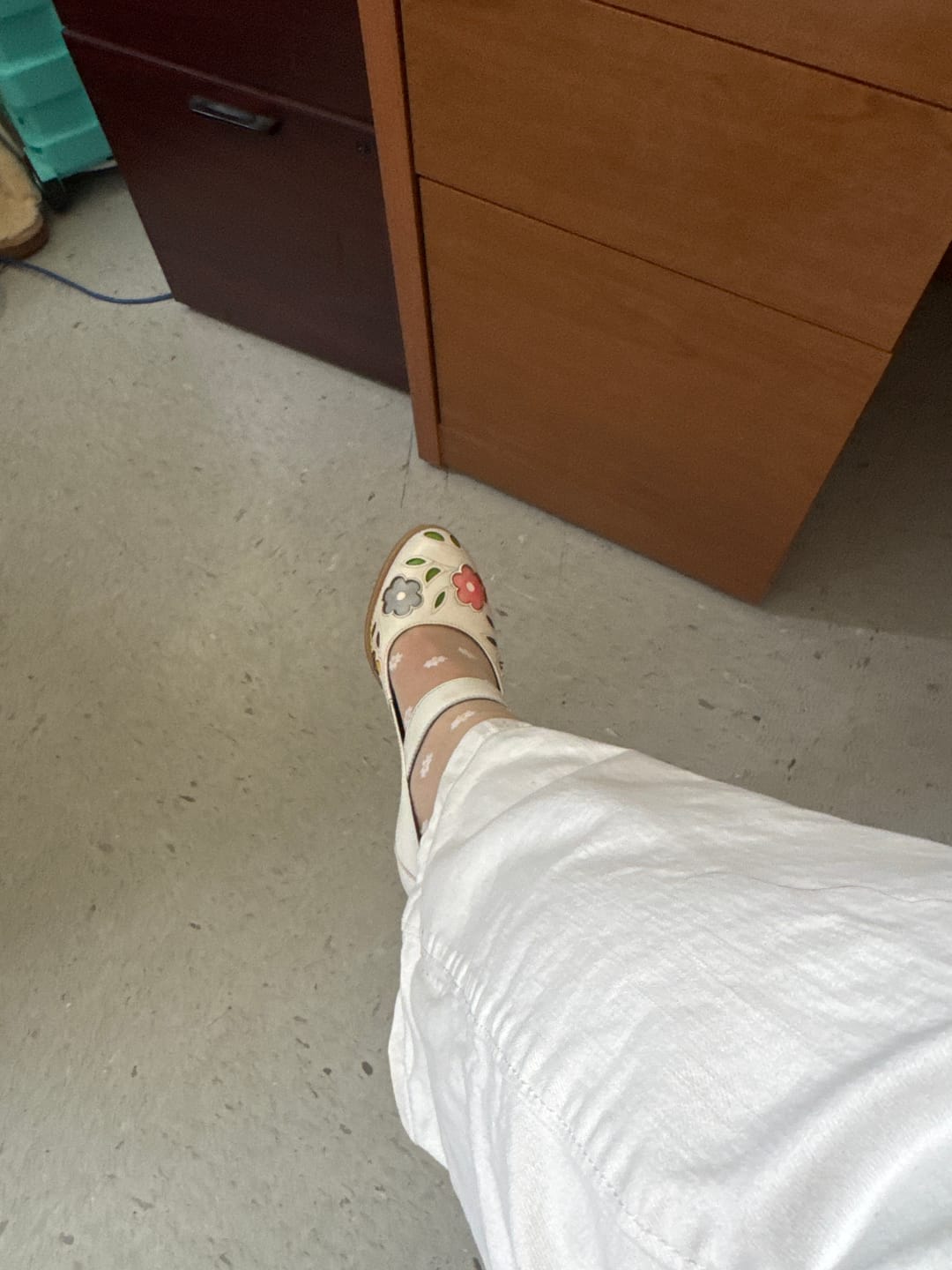 Customer photo review of Retro Handmade Radiant Pattern Ankle Boots