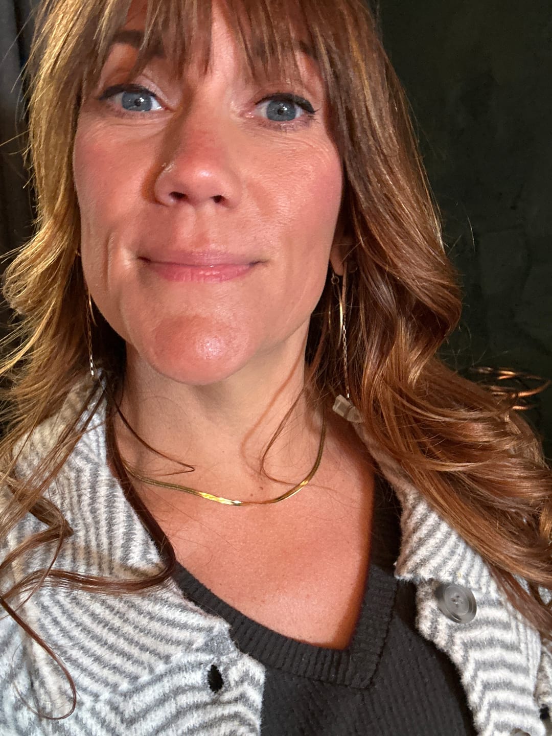 Customer photo review of Chelsea Herringbone Necklace (Bundle)
