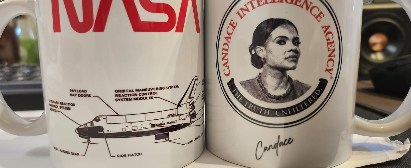 Customer photo review of Candace Intelligence Agency Mug