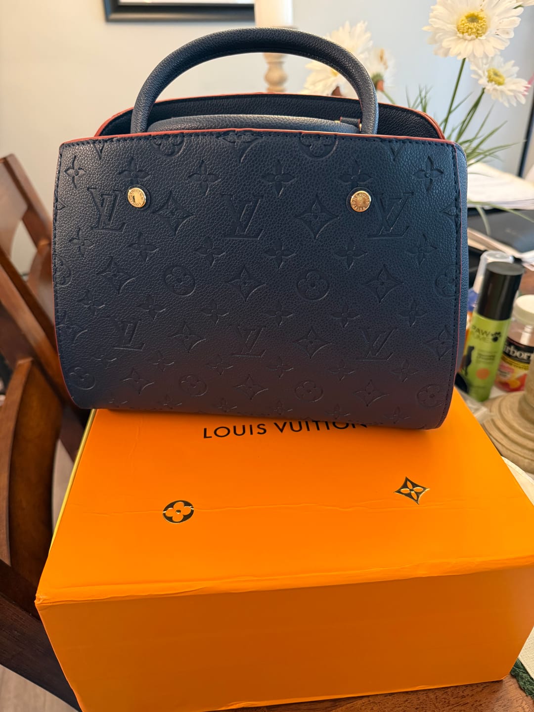 Customer photo review of LOUIS VUITTON MONTAIGNE MM BAG