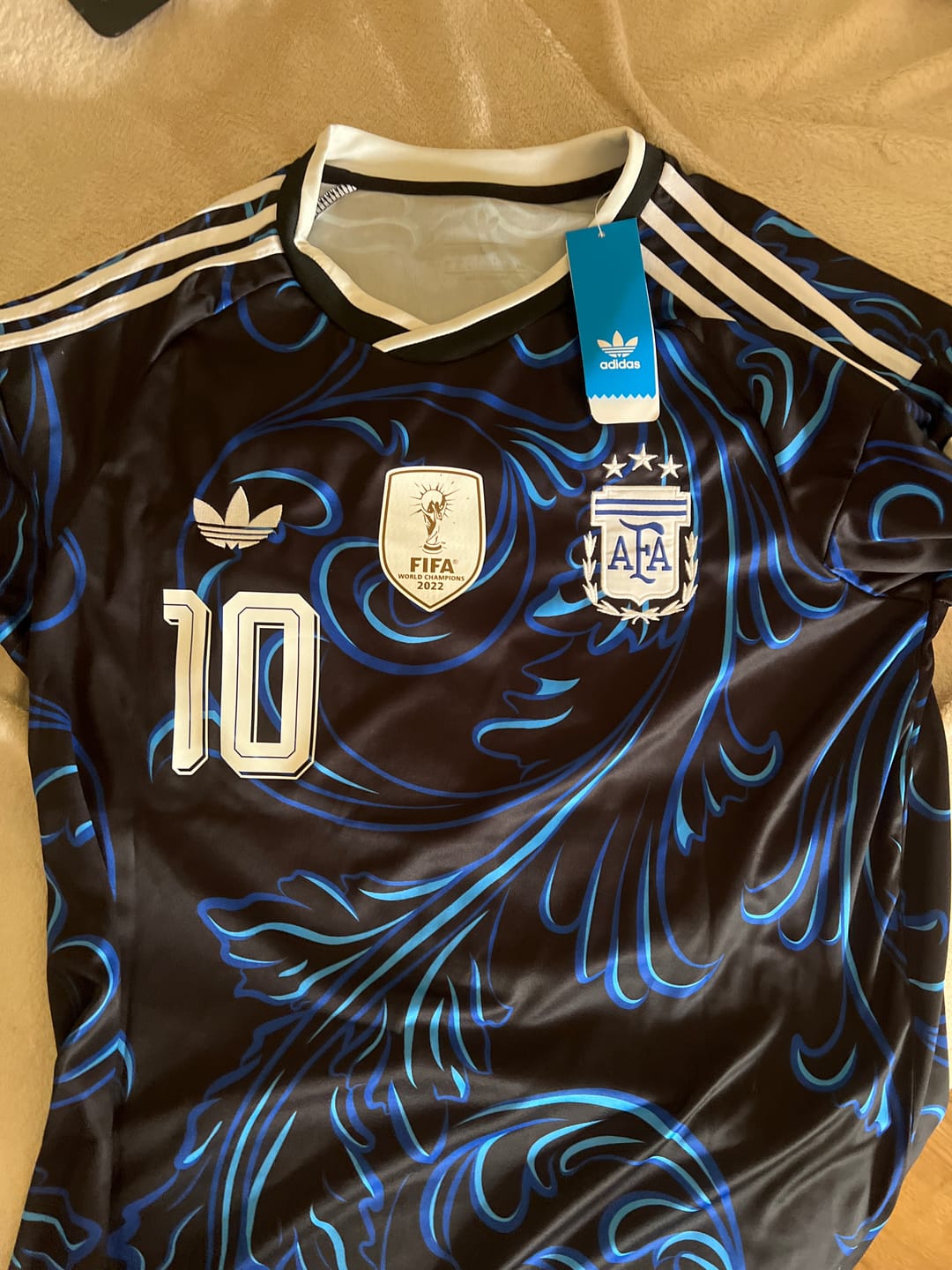 Customer photo review of Maillot Argentine extérieur Coupe du monde 2026