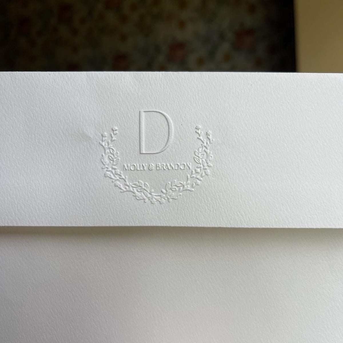 Customer photo review of Monogram Embosser