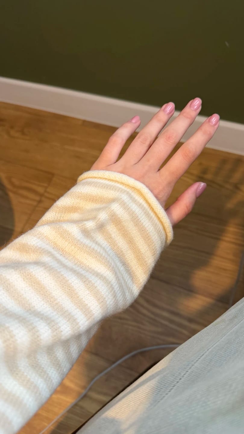 Customer photo review of Sofia Striped Cardigan