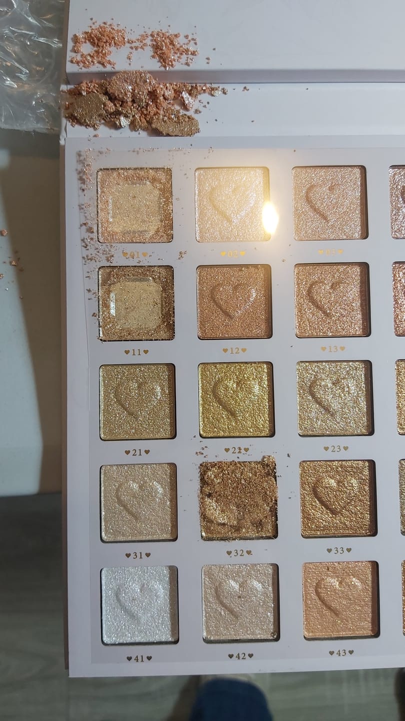 Recenzie foto de client pentru paleta Wedding Wish XXXL