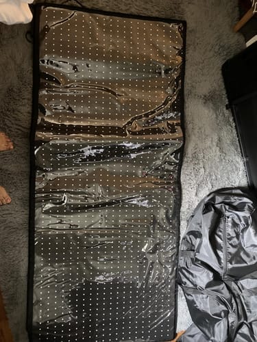 Customer photo review of Nicebeam Full Body Red Light Mat