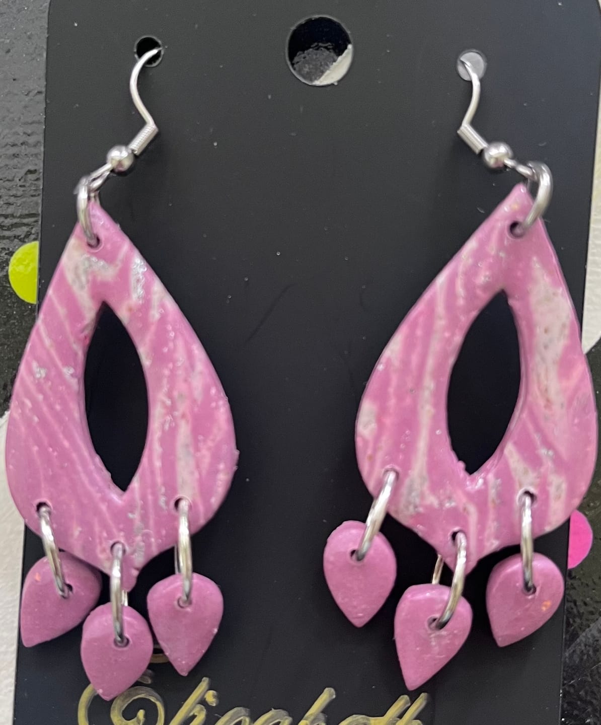 Customer photo review of Zahra Dangle Set
