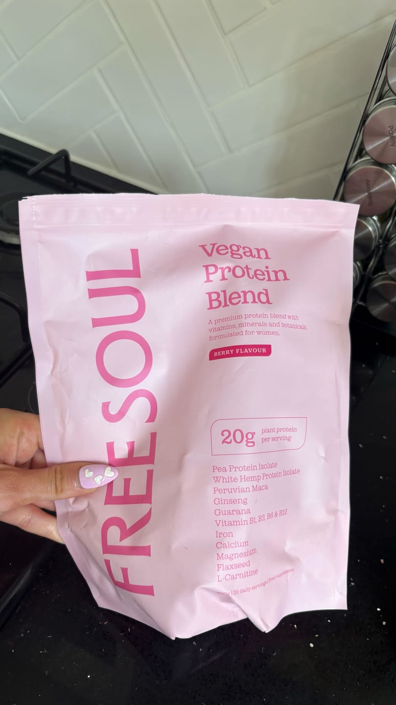 Customer photo review of Vegan Protein Blend