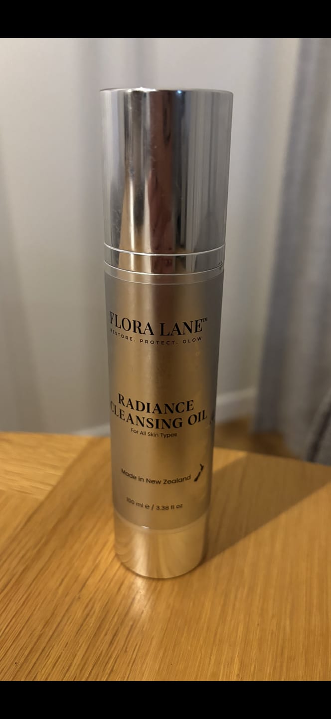 Customer photo review of Radiance Cleansing Oil