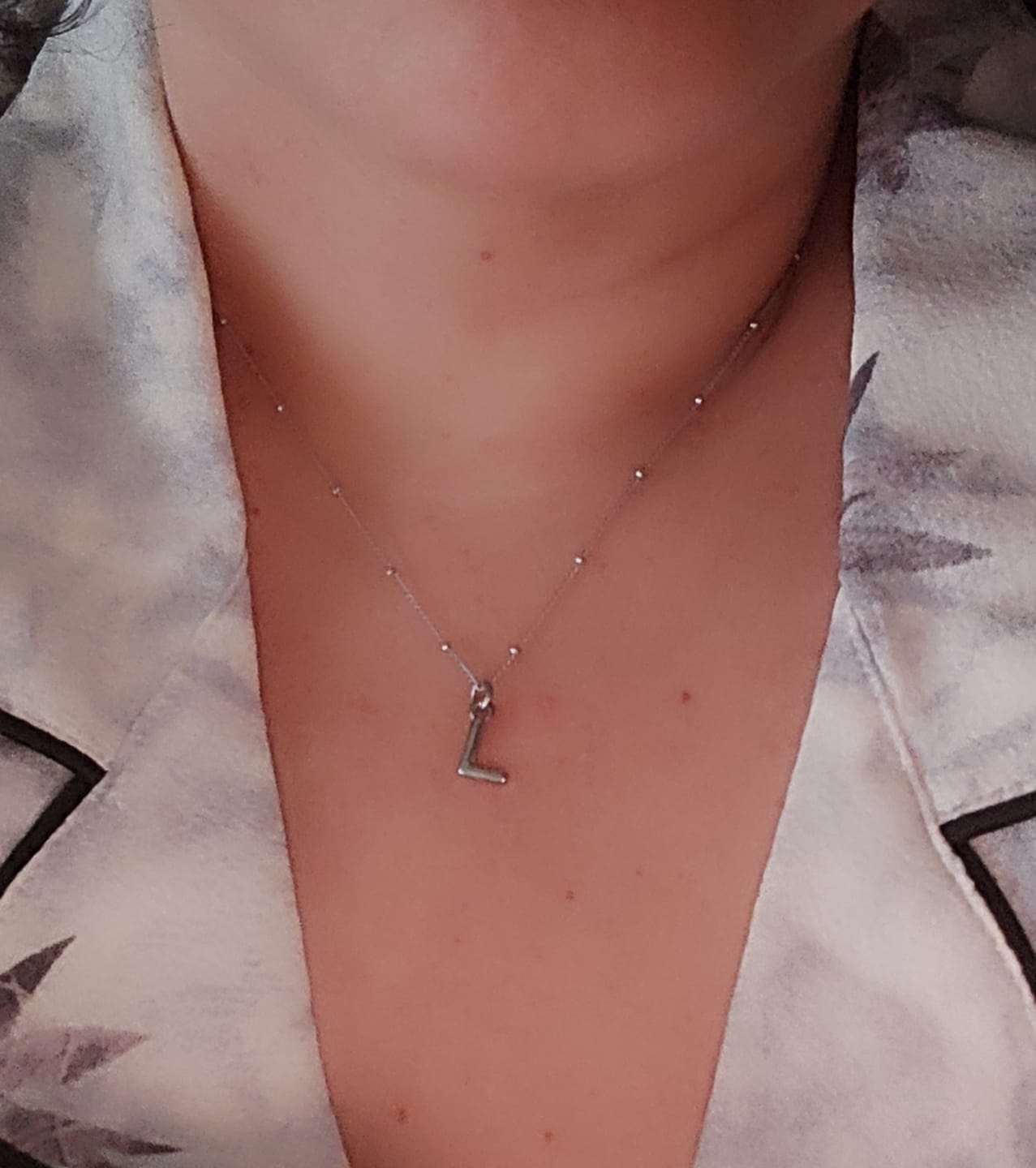 Customer photo review of Collar Círculo Inicial