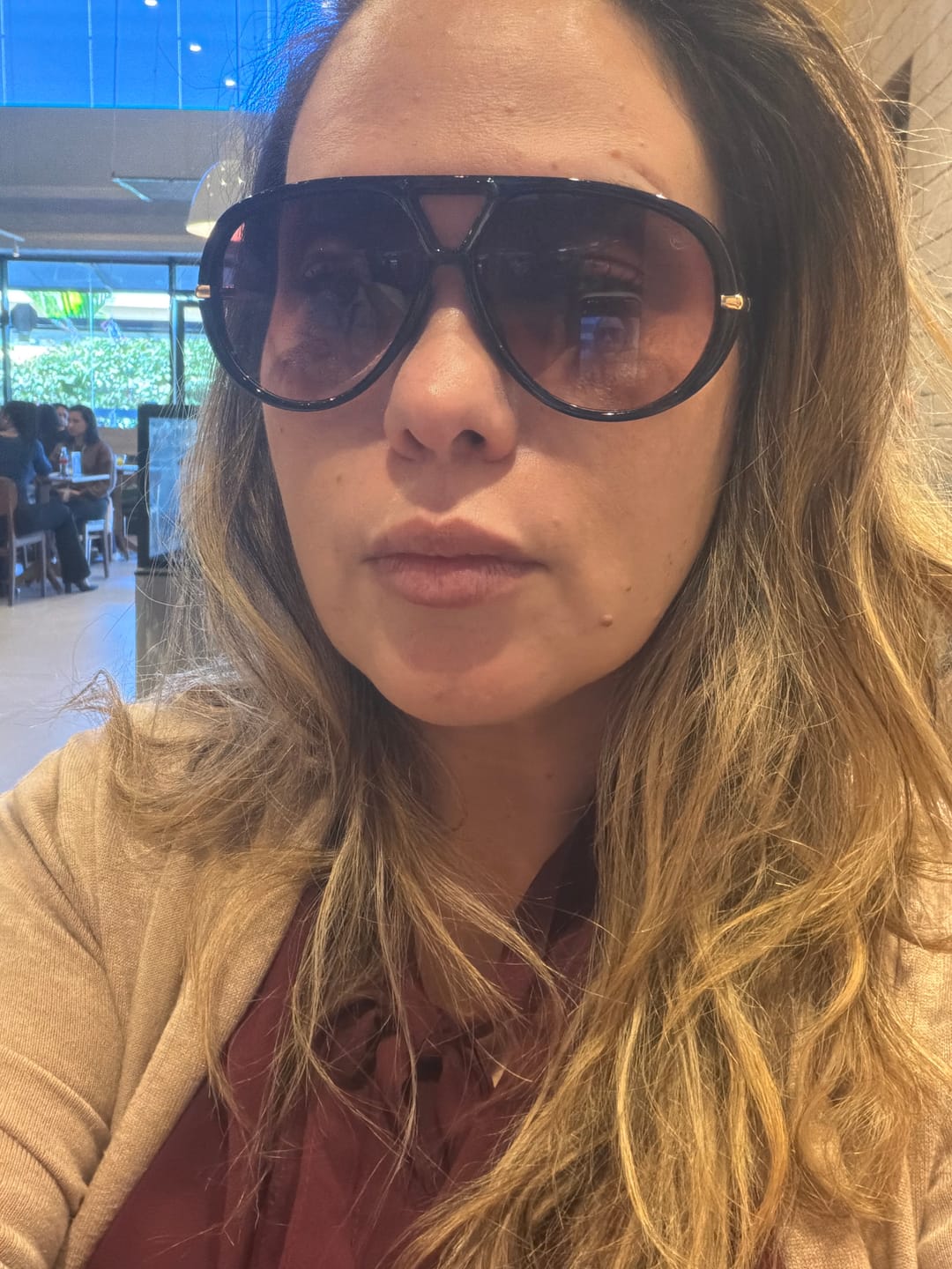 Customer photo review of Óculos Veneza