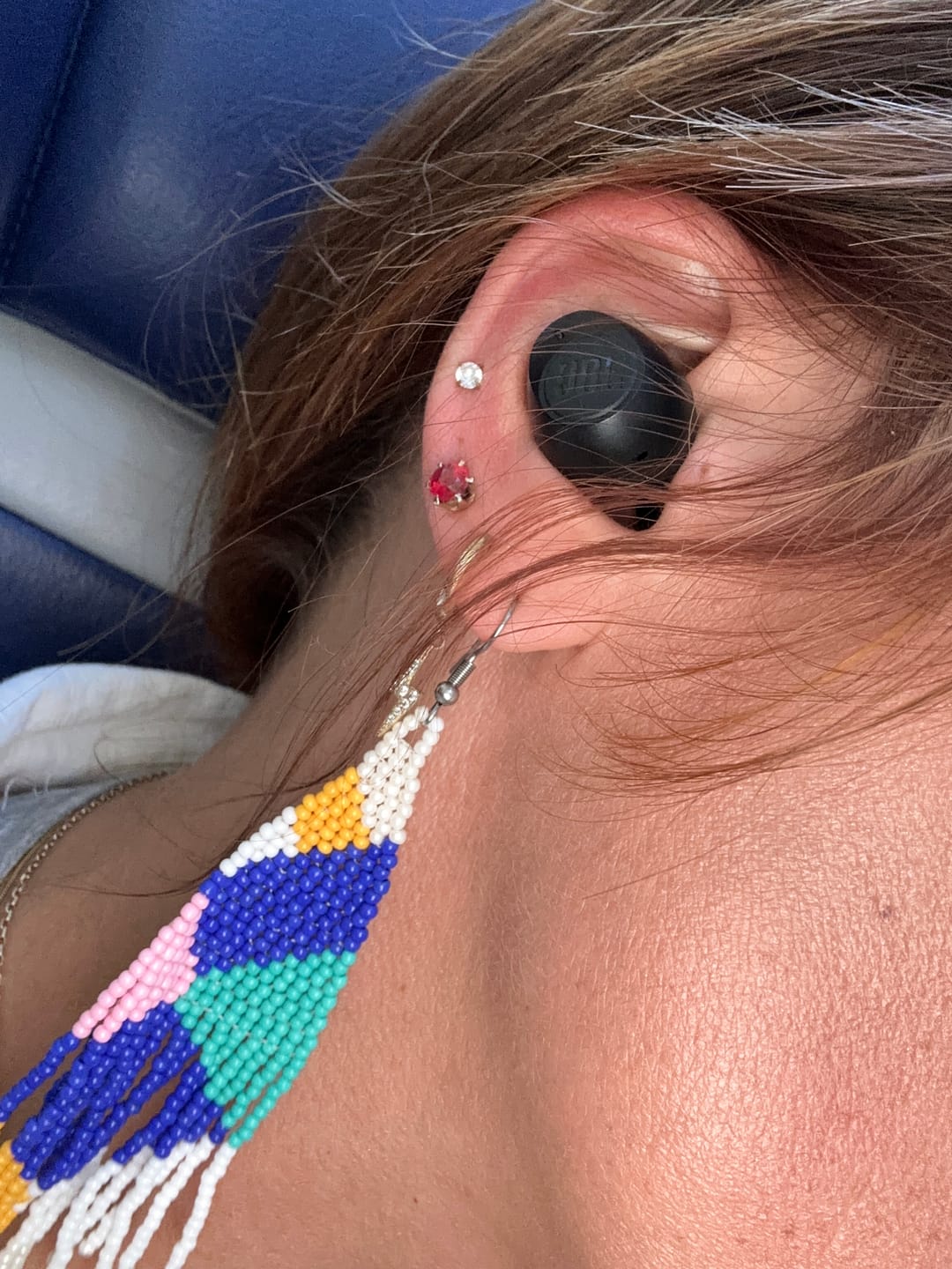 Customer photo review of Constellation Stud Set (set of 5 Pairs)