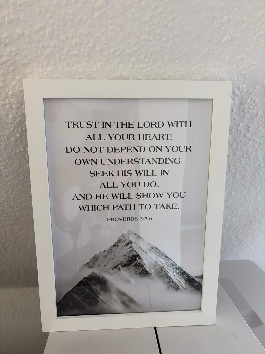 Customer photo review of Personalisiertes Poster "Mein Bibelvers" · Dein Wunschtext
